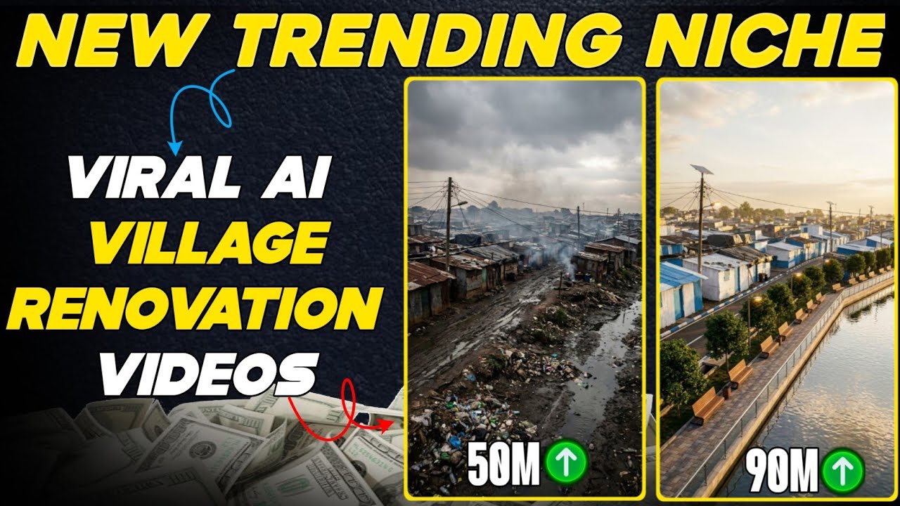 Make VIRAL AI Village Renovation Videos Using FREE AI Tools