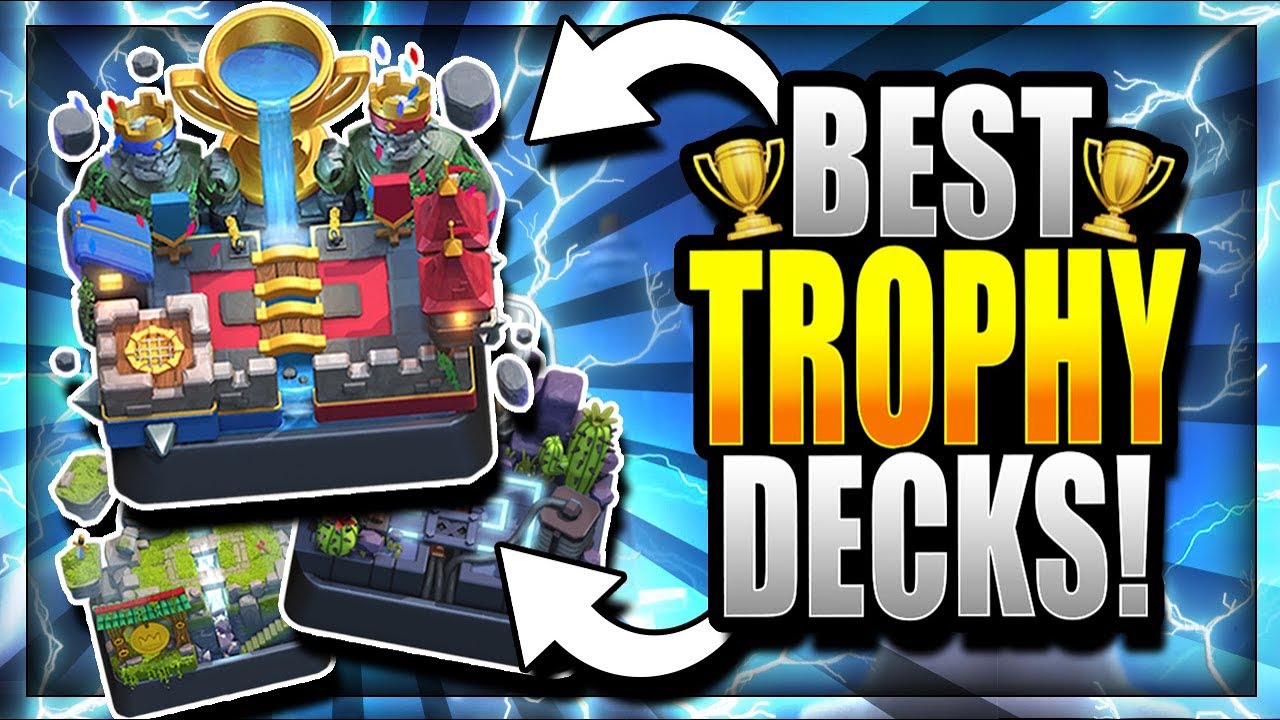 *NEW* TOP 5 BEST LADDER DECKS after UPDATE [2018] - Clash Royale Arena 10 - 12 Decks