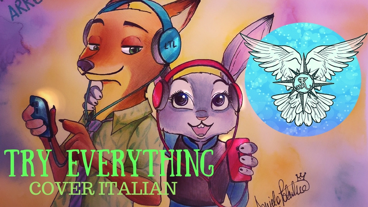 Try Everything Italian Version - Speed Drawing Zootropolis