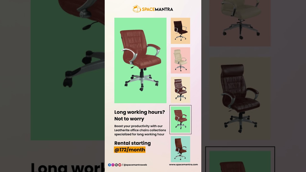 Office Furniture Rentals Available now online at www.spacemantra.com