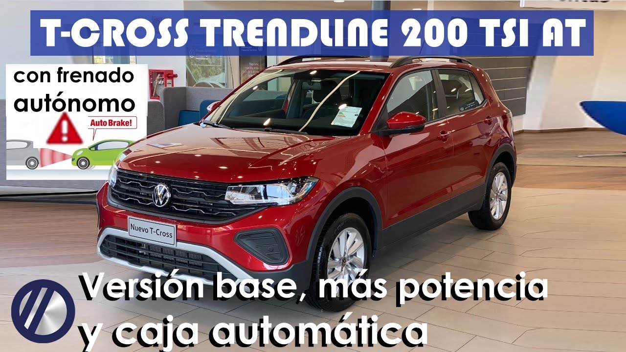 Nuevo VW T-Cross Trendline Automática. PRECIO, equipamiento y motor. ¿Qué gana y qué pierde?