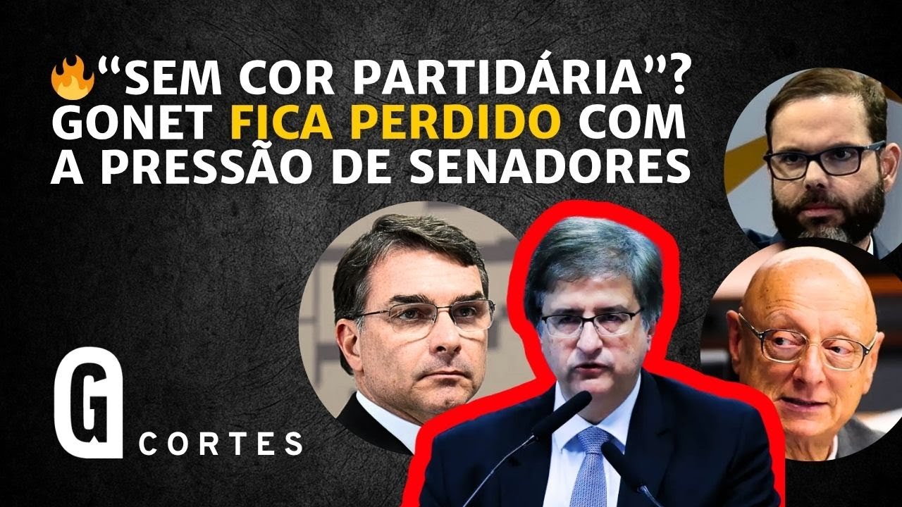 Gonet se perde ao responder Flávio Bolsonaro, sobre anistia e impeachment: “Sem cor partidária!"