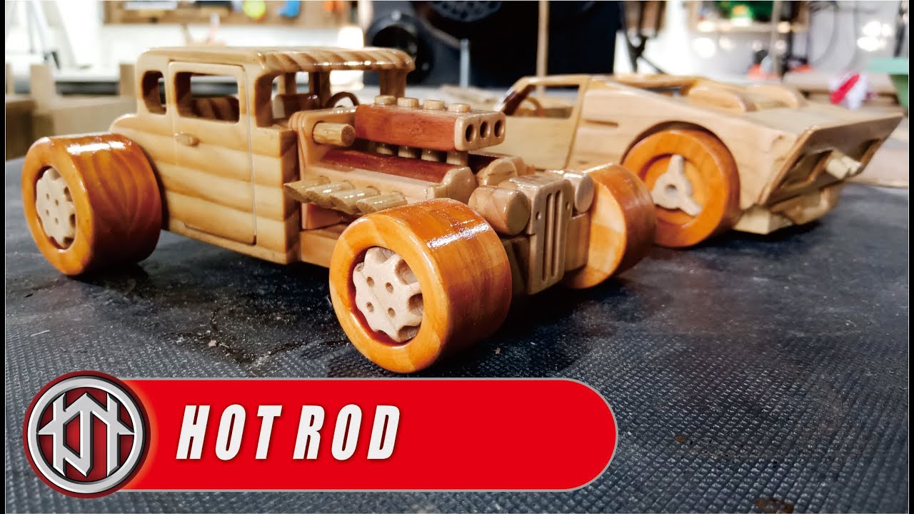 HOT ROD - wooden toy cars