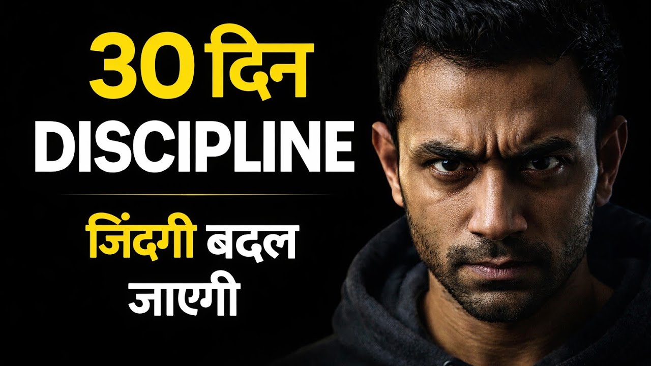 30 दिन Discipline Challenge – जिंदगी बदल जाएगी | Powerful Motivation Video