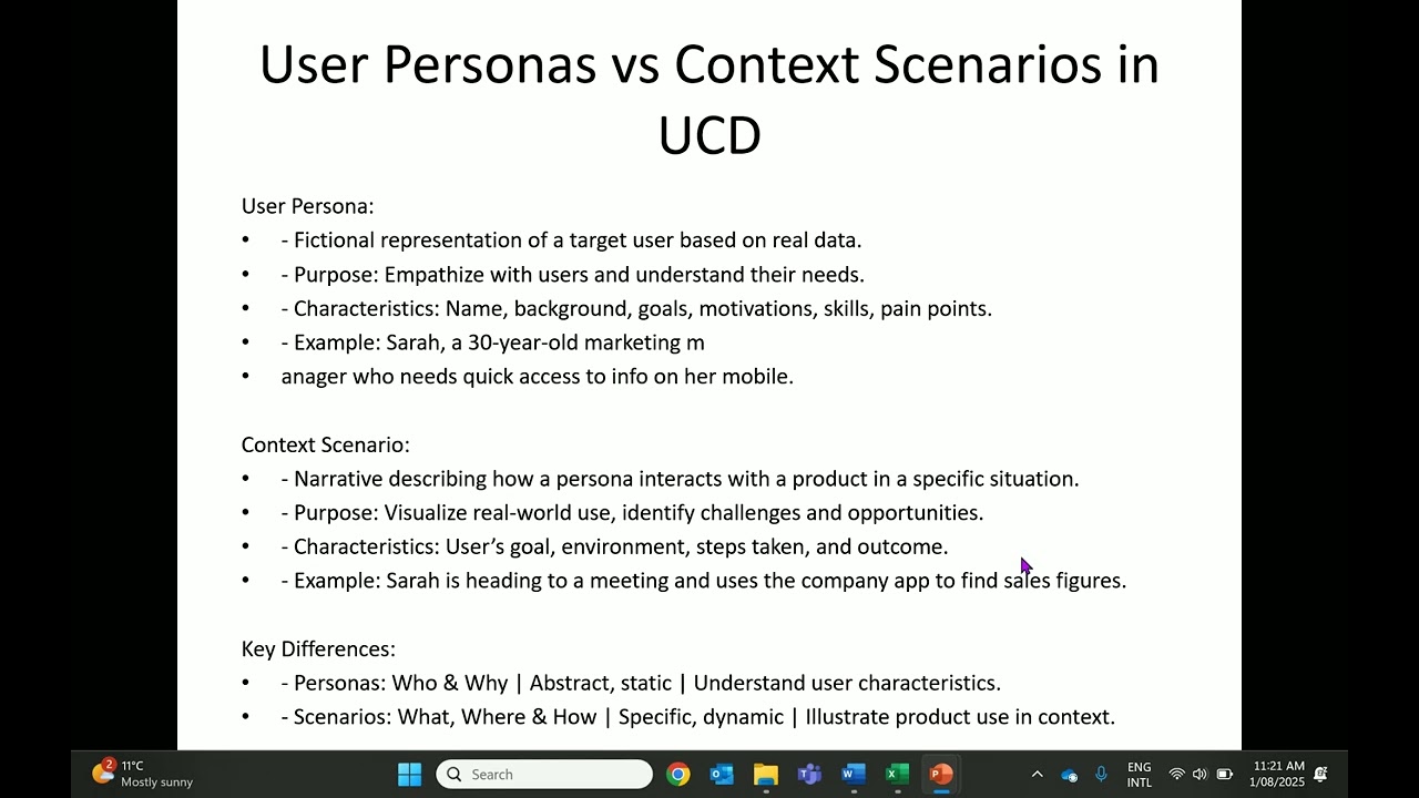 Understanding User Personas, Context Scenarios and Storyboard in Design