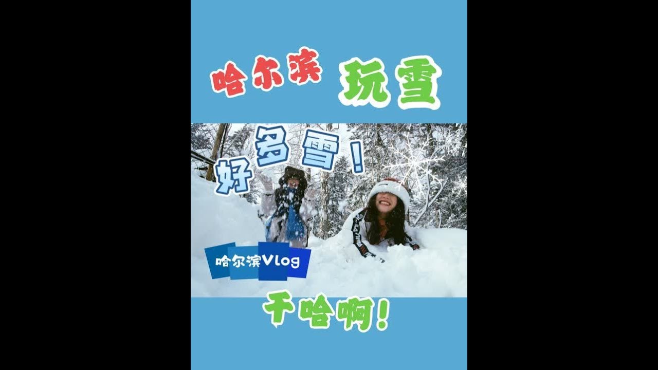 东北大玩雪！大把大把抓起来跟面粉一样！ 跟的一日团性价比还不错，大概人均400。从哈尔滨站高铁出发去亚布力西，天不亮就要起床属实是折磨了，不过这边冬天四点就天黑，确实得早起才行。玩的几个景点里，