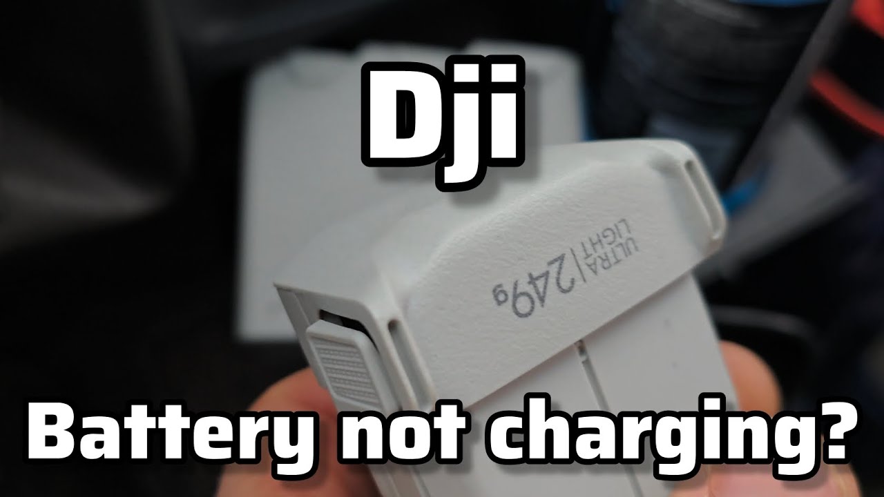 Dji drone battery not charging?