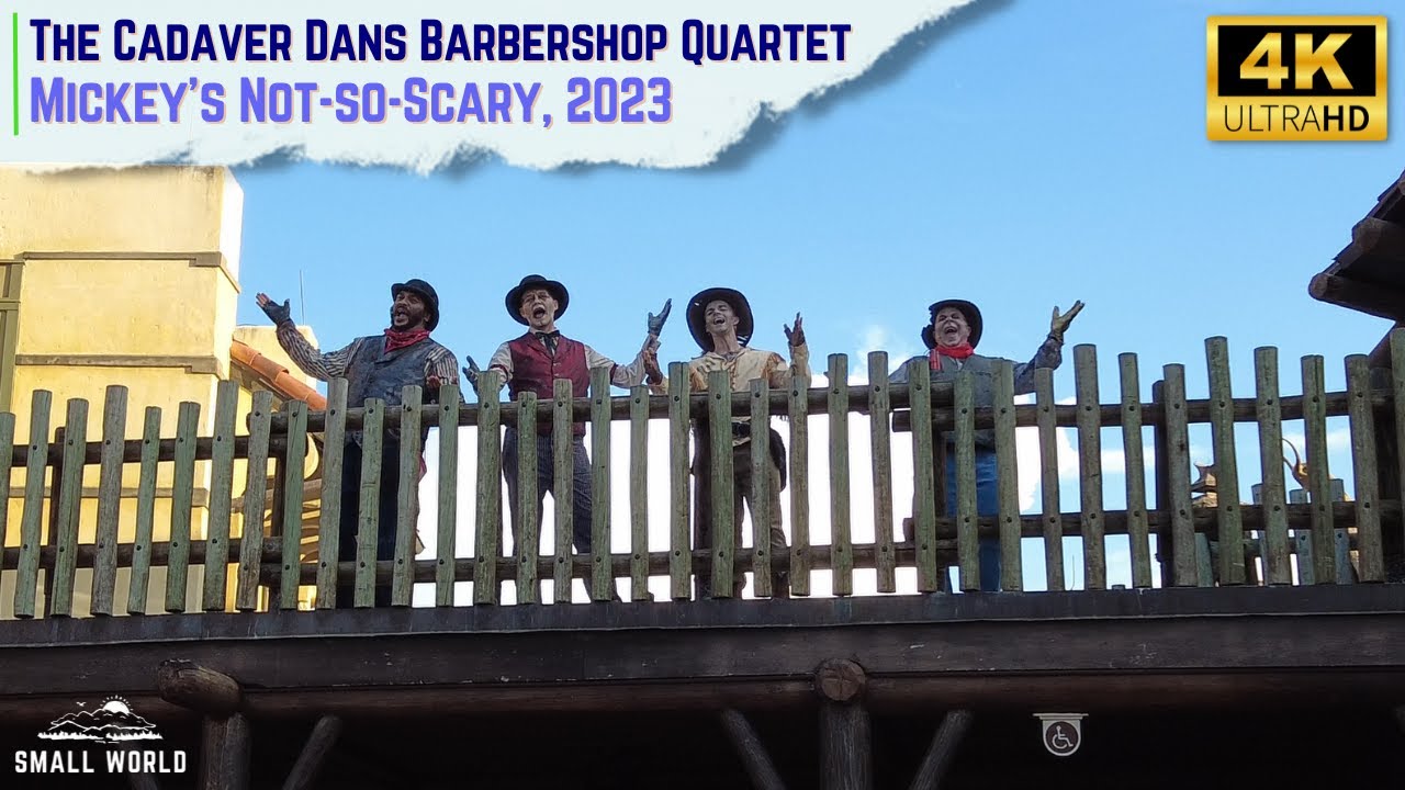 The Cadaver Dans Barbershop Quartet - Full Show | Mickey's Not-So-Scary Halloween Party, 2023