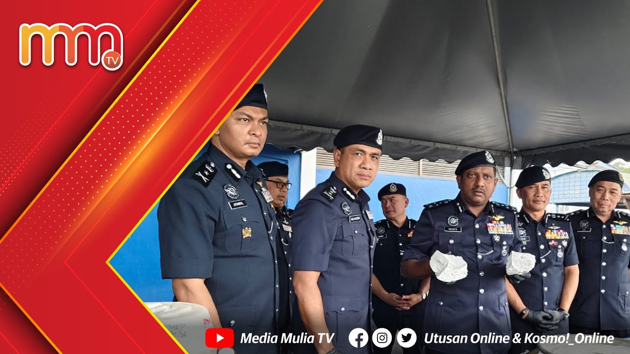 Polis bongkar taktik campur dadah dalam simen bernilai RM37.3 juta