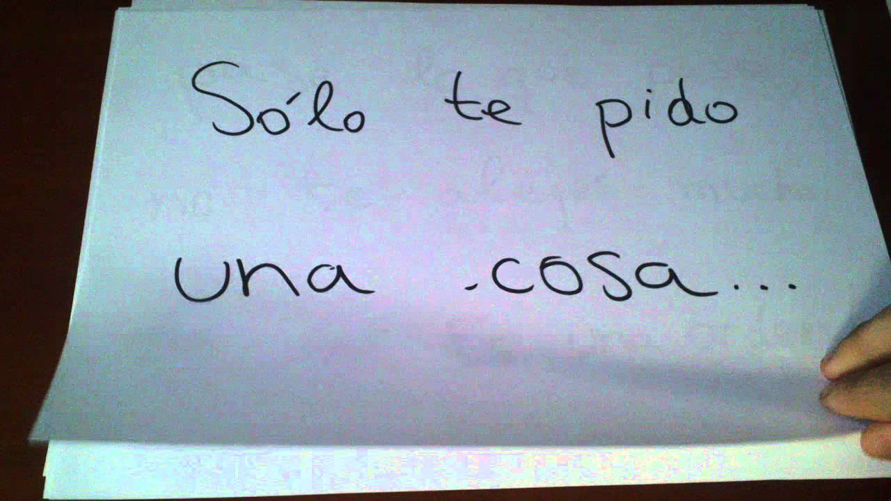 Para que sonrías cuando estés triste.