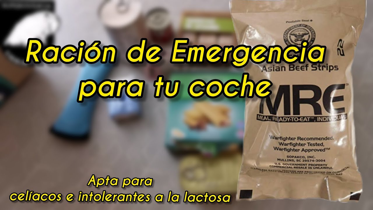 Ración de emergencia para llevar en tu coche