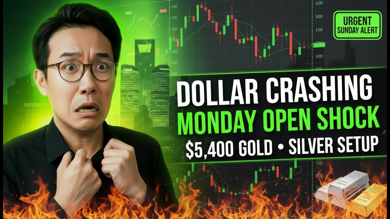 Dollar Crashing as Markets Open Monday — Goldman Sachs $5,400 Gold | Silver’s Real Move