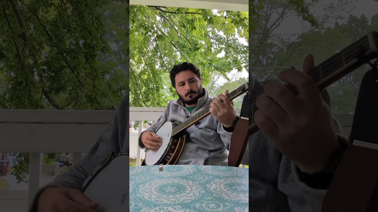 Dust in the Wind on a Stormy morning #bluegrass #banjo