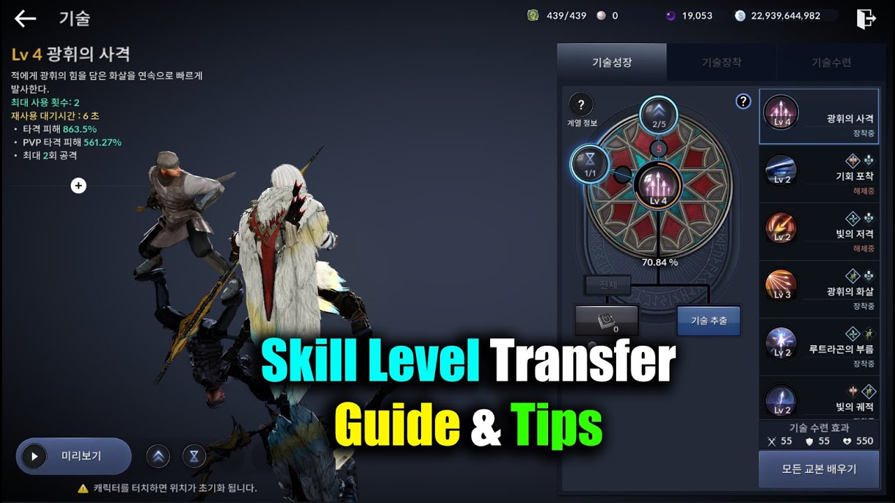 Black Desert Mobile Skill Level Transfer Guide & Tips