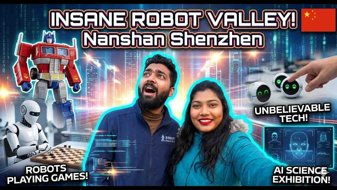 Living in the FUTURE! 😱 Exploring Robot Valley Shenzhen China 🇨🇳
