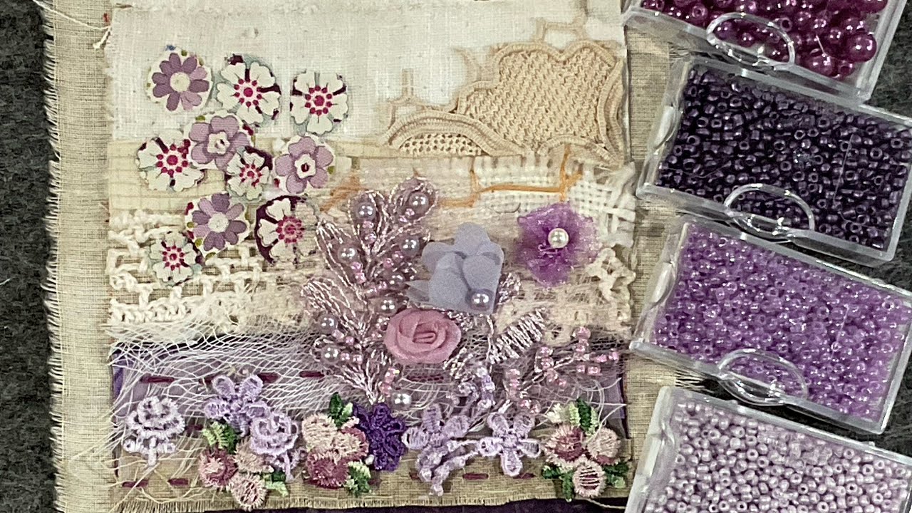 Part 4 The Great Big Little Stitchery Swap #stitcheryswap #artyfartannie #slowstitch