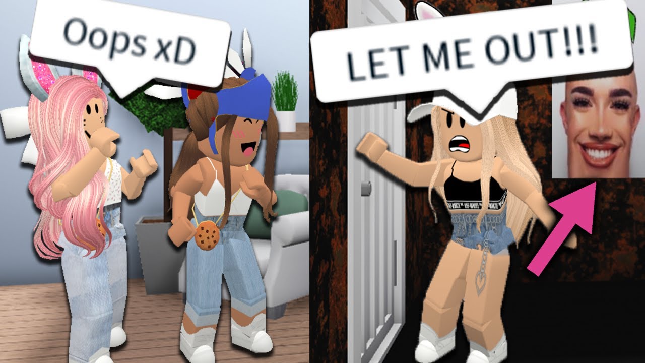 TRAPPING People in Our CREEPY Roblox Room... (FUNNY)