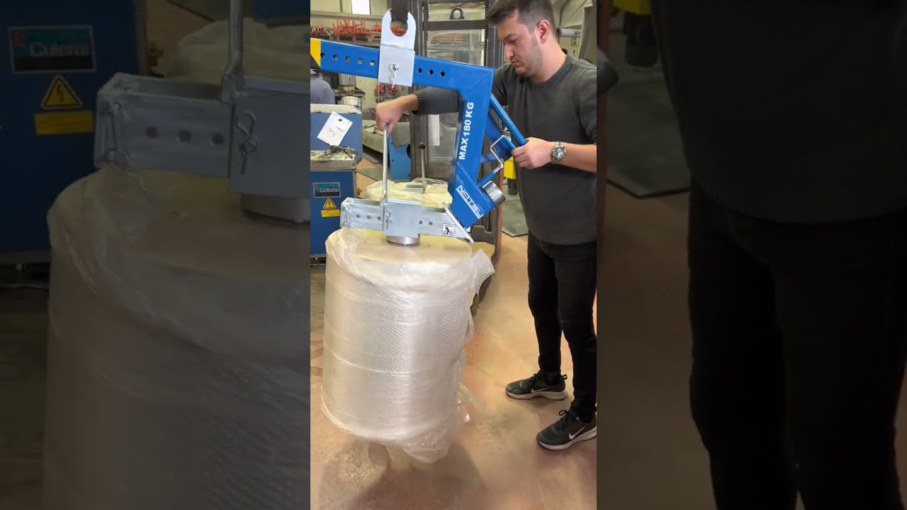 bobbin reel roll lifting handling