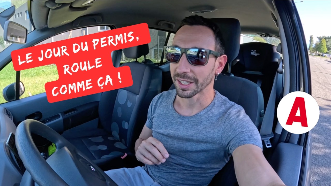 Si tu passes le permis de conduire, roule comme ça ! (vue sur les pédales)