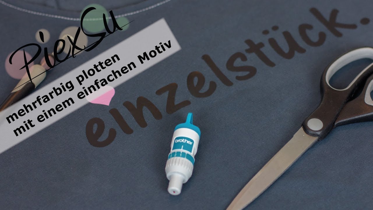 Plotteranleitung - Einfache mehrfarbige Plotterdateien plotten | PiexSu