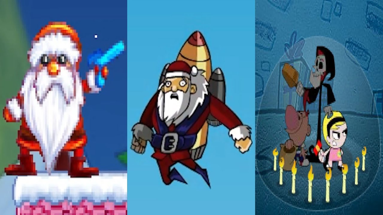 playing random christmas flash games