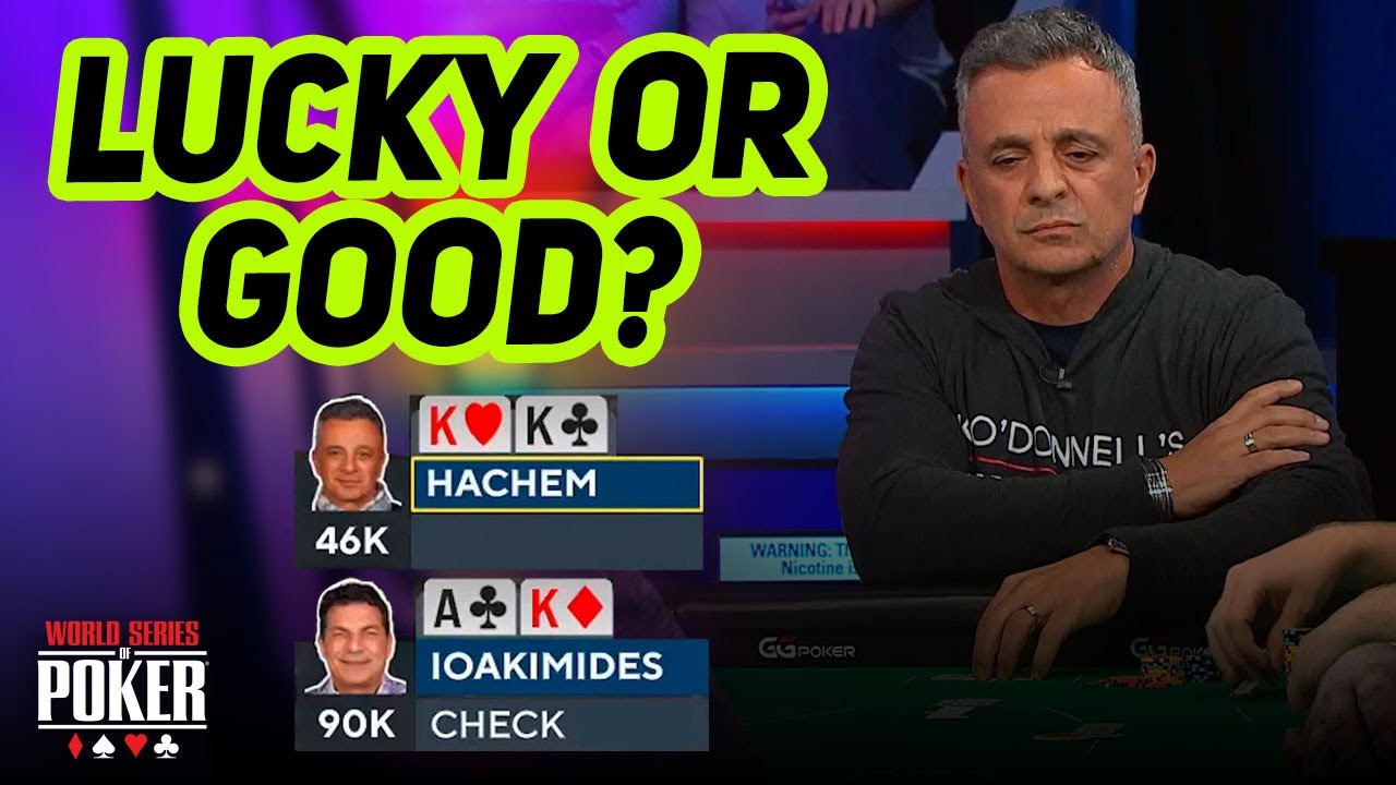 Pocket Kings for Joe Hachem in the 2021 WSOP Main Event!