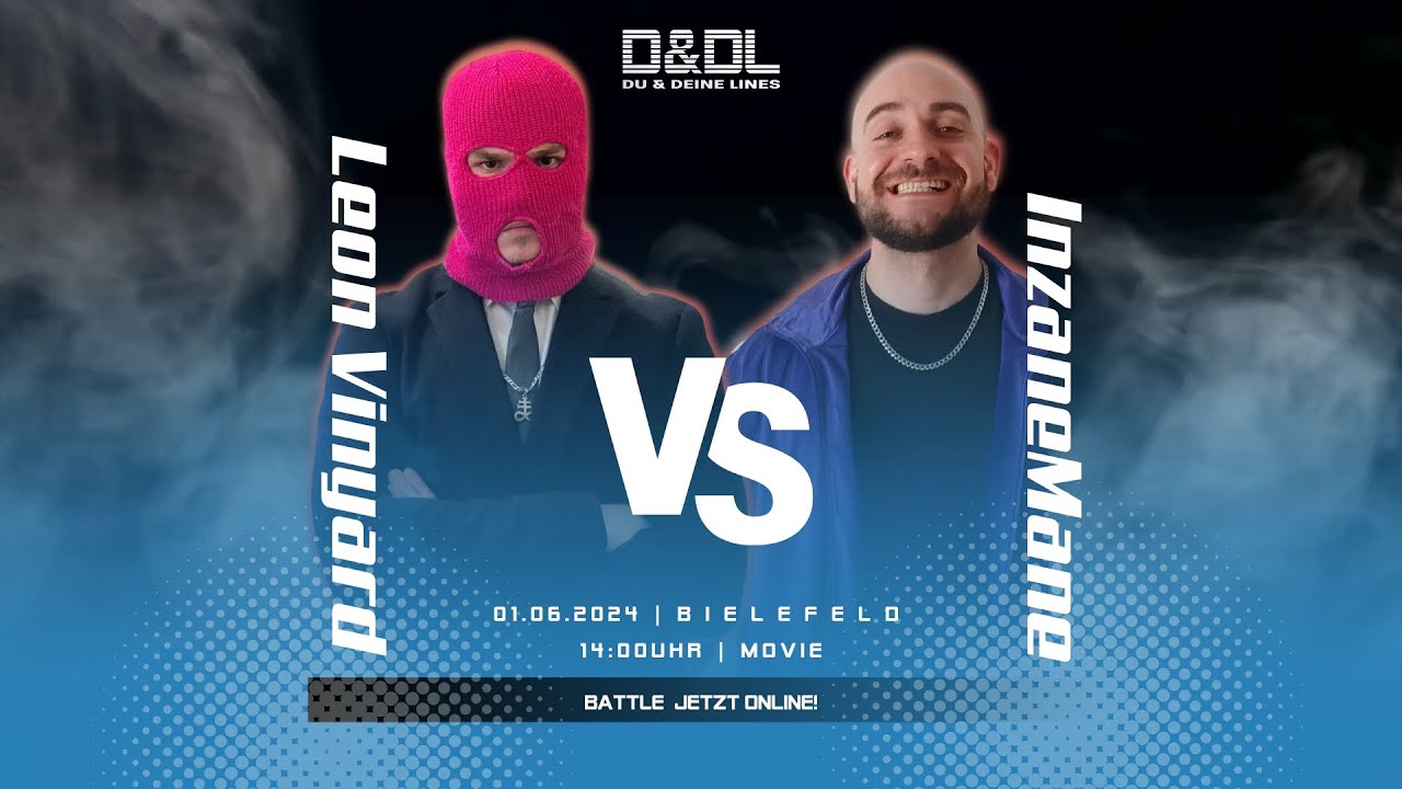 InzaneMane  vs Leon Vinyard | D&DL | Battle | Bielefeld (Movie) | 01.06.2024 