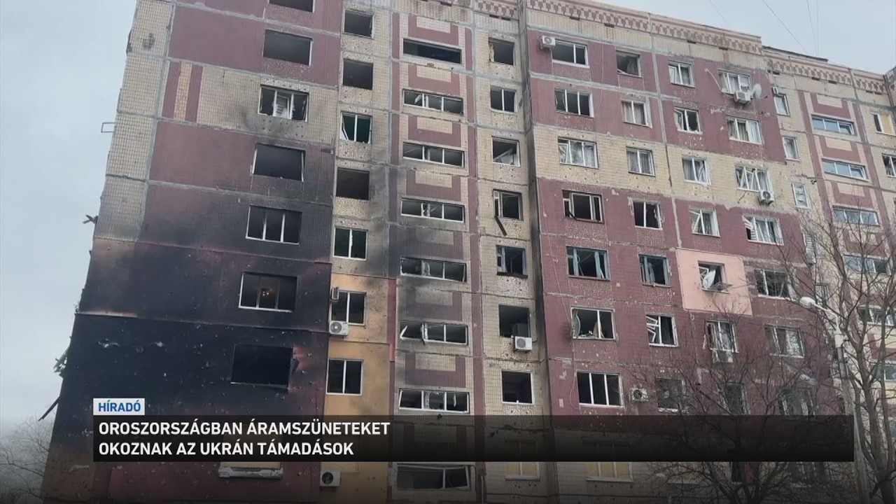 Nagyszabású ukrán dróntámadás érte Oroszországot