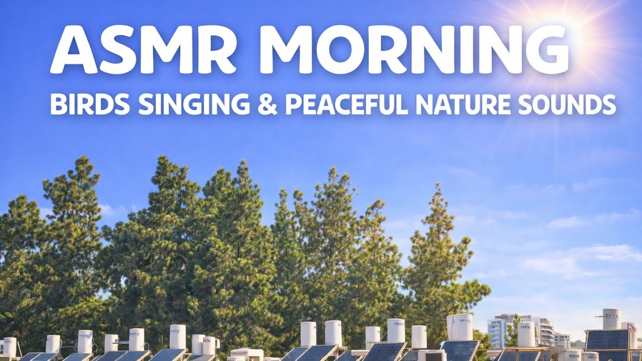 ASMR Peaceful Morning Vibe Sunday | Birds Singing & Relax | Calm Atmosphere | Nature Sounds