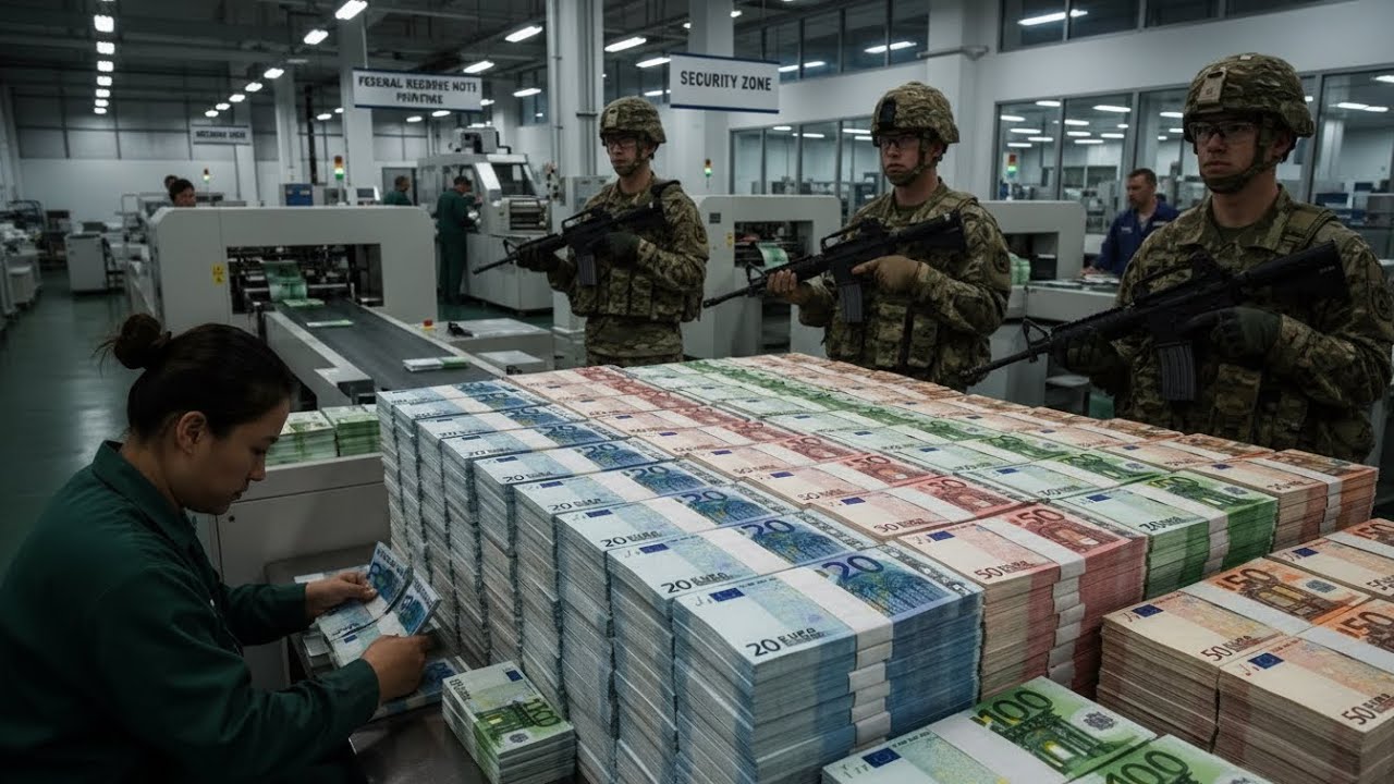 Inside Europe's money factory Decoding the printing and security of the Euro The entire process