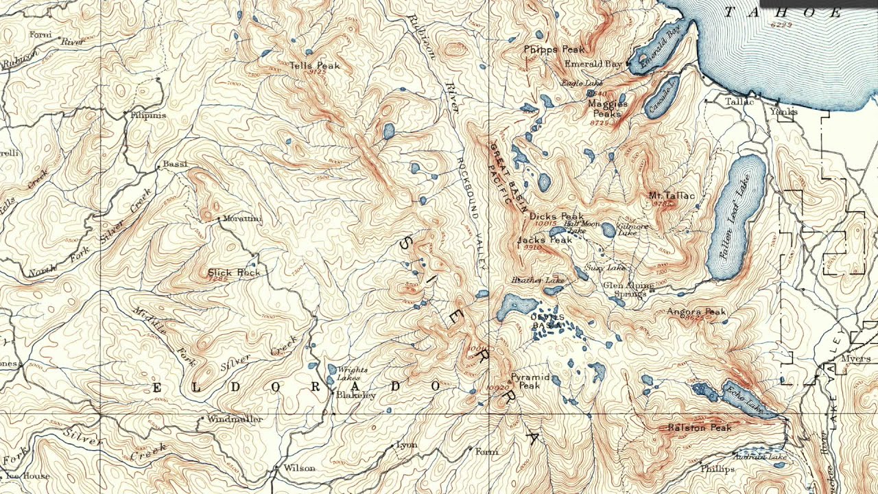 What did Desolation Wilderness in look like in 1896?