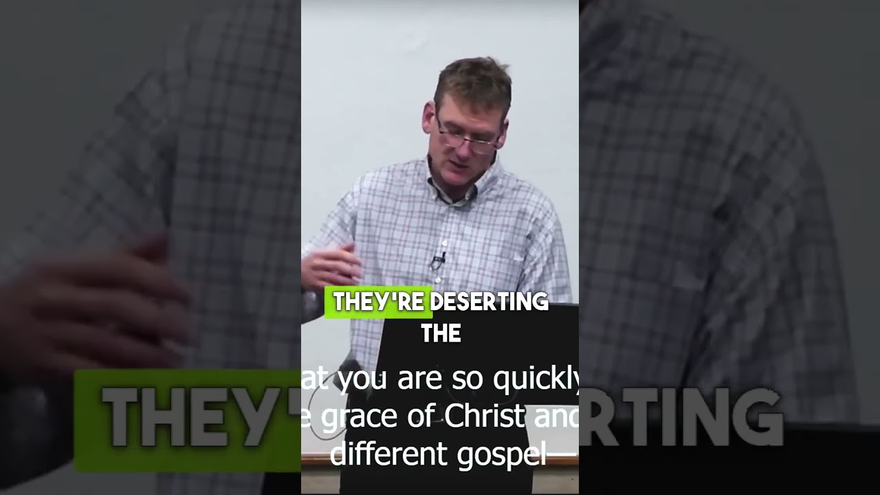 Deserting God for a different gospel. 