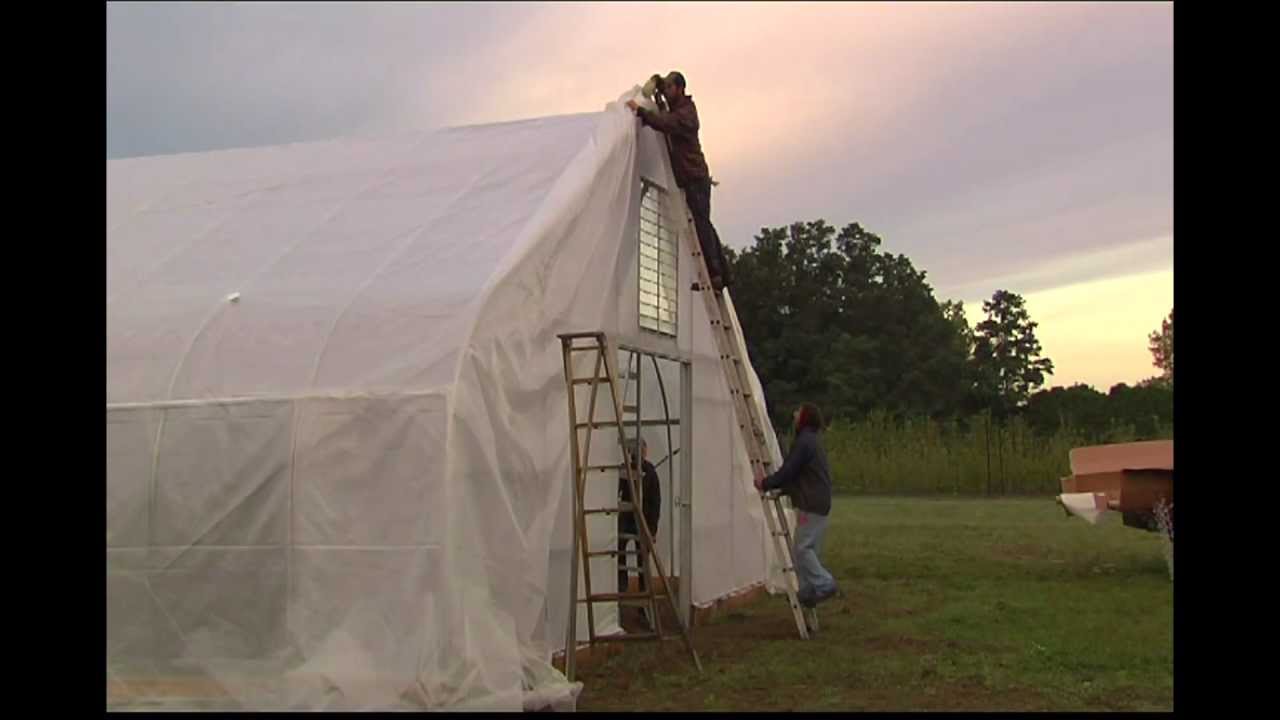 Rimol Greenhouse Systems High Tunnel Installation at UVM