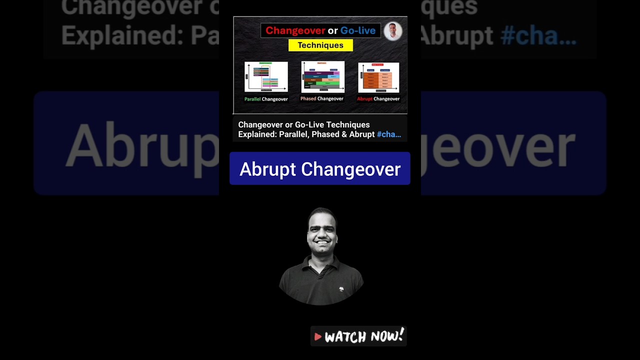 What is Abrupt Changeover? Riskiest method to go live 💥 #shorts - 399