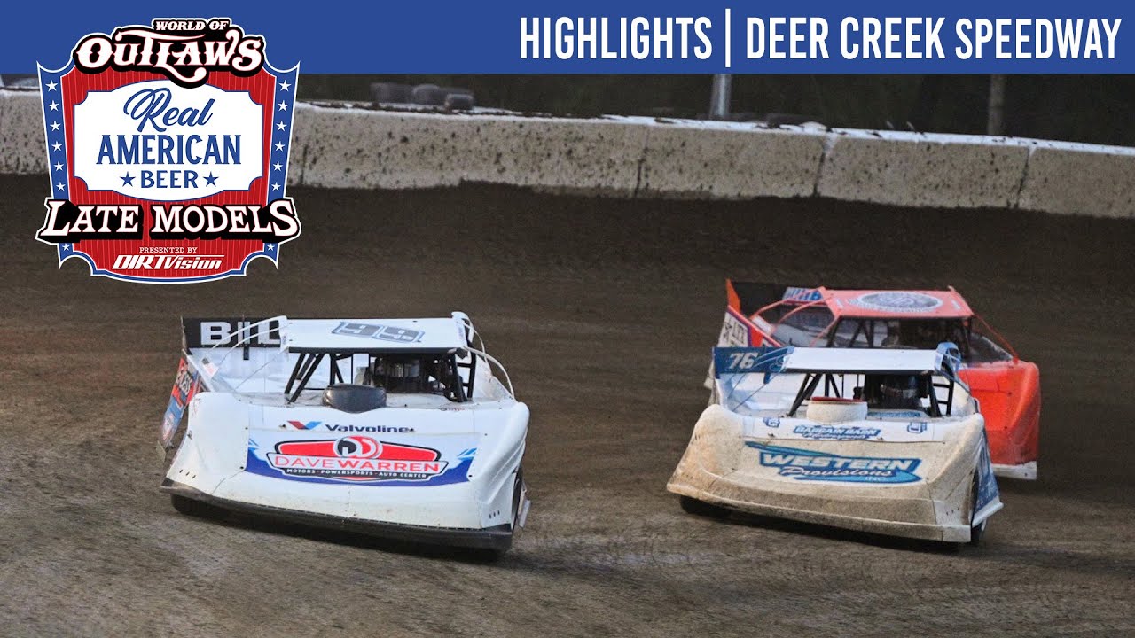 World of Outlaws: настоящее американское пиво последних моделей | Автодром Deer Creek | 4 июля 20...