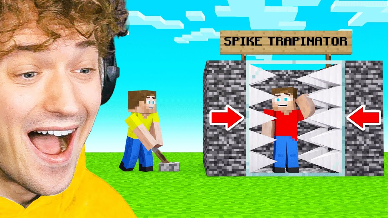 SPIKE TRAP TROLL In Minecraft Is The Funniest!