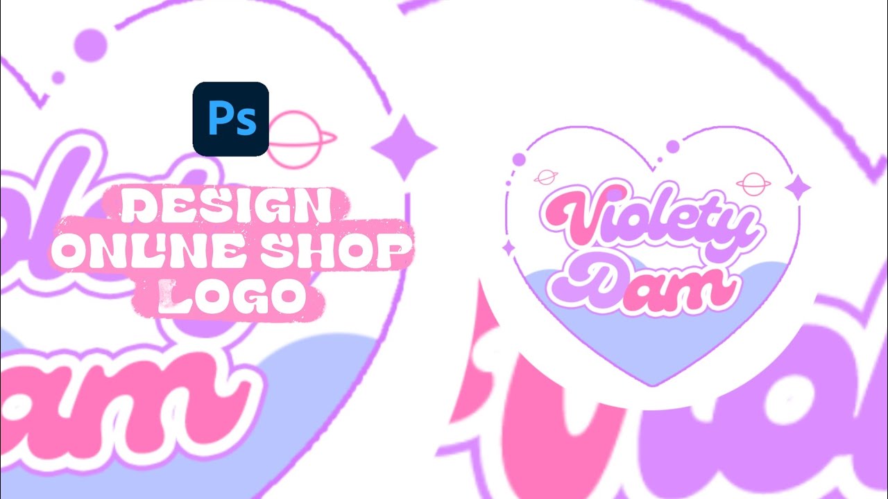 design shop or online shop logos #adobephotoshop #photoshoptutorial
