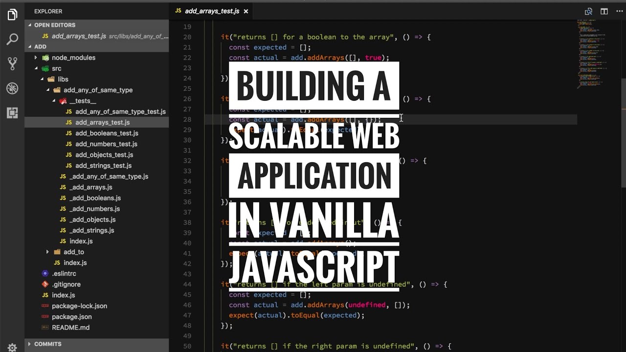 Создание масштабируемого веб-приложения на чистом Javascript