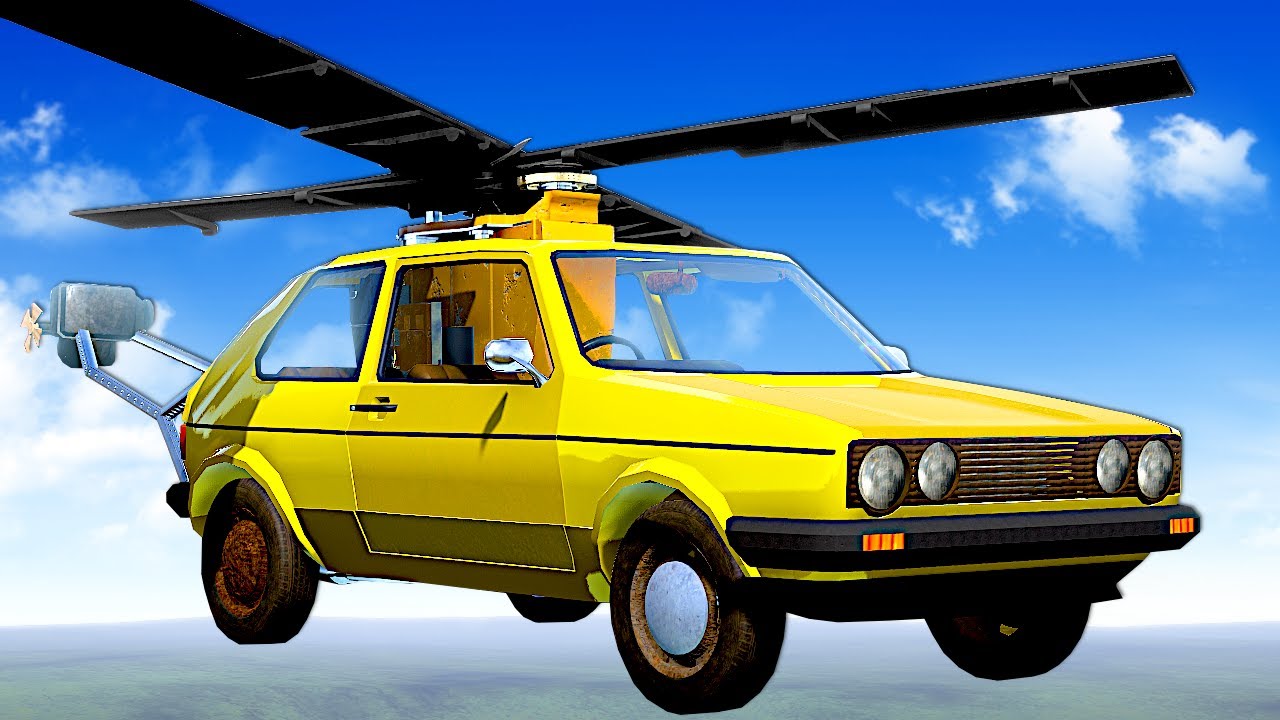 I Built a HELICOPTER to Survive an Apocalyptic Wasteland!