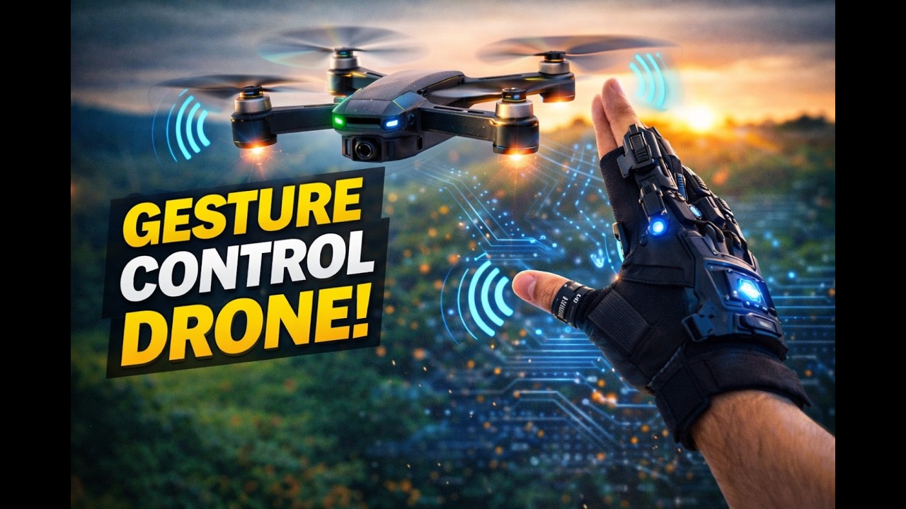 Gesture Control Drone | Fly a Drone Using Hand Movements!