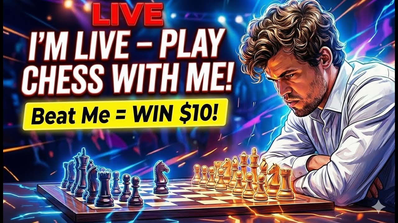 $10 Chess Challenge LIVE | Can You Beat Me?