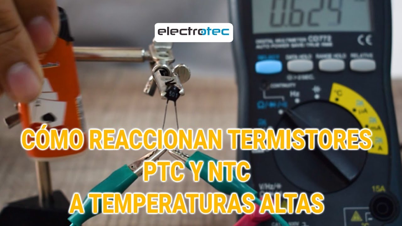 Cómo reaccionan los termistores PTC y NTC a temperaturas ALTAS