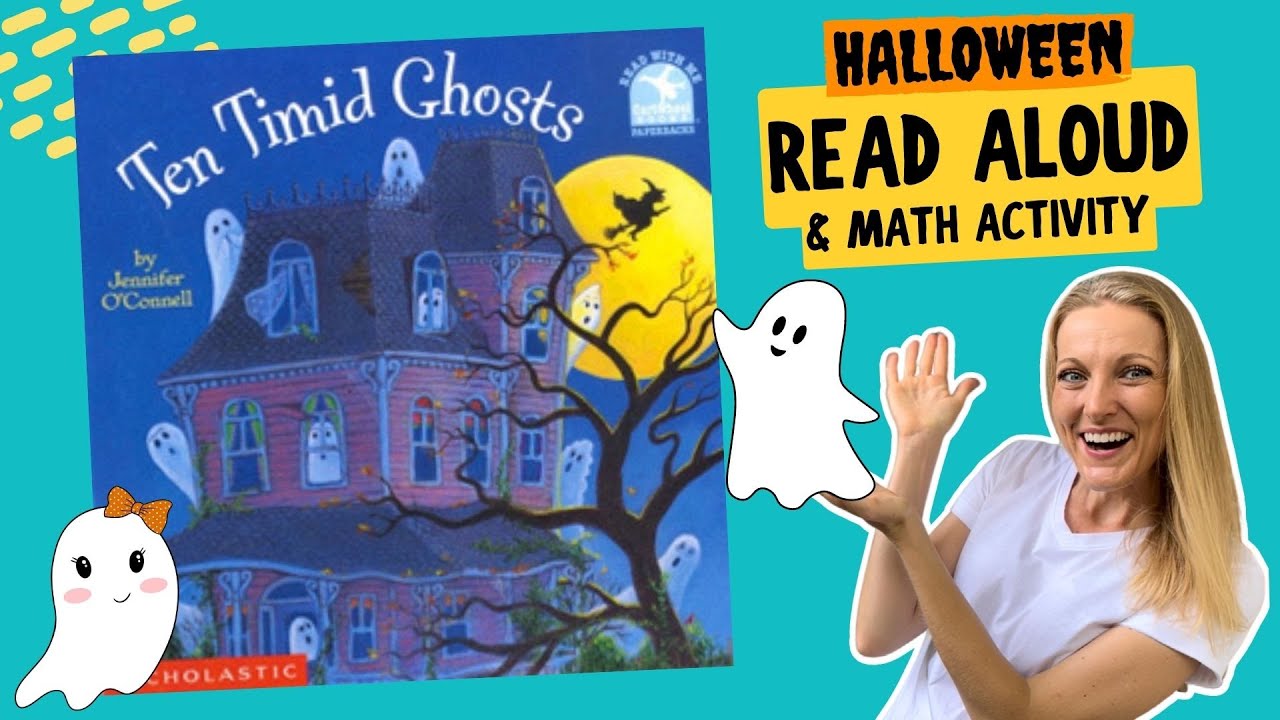 Ten Timid Ghosts | A Spooky and Funny Halloween Read-Aloud | Counting Book for Kids