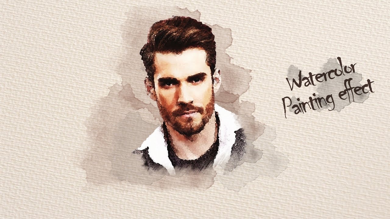 How to make an amazing watercolor painting effect on Photoshop