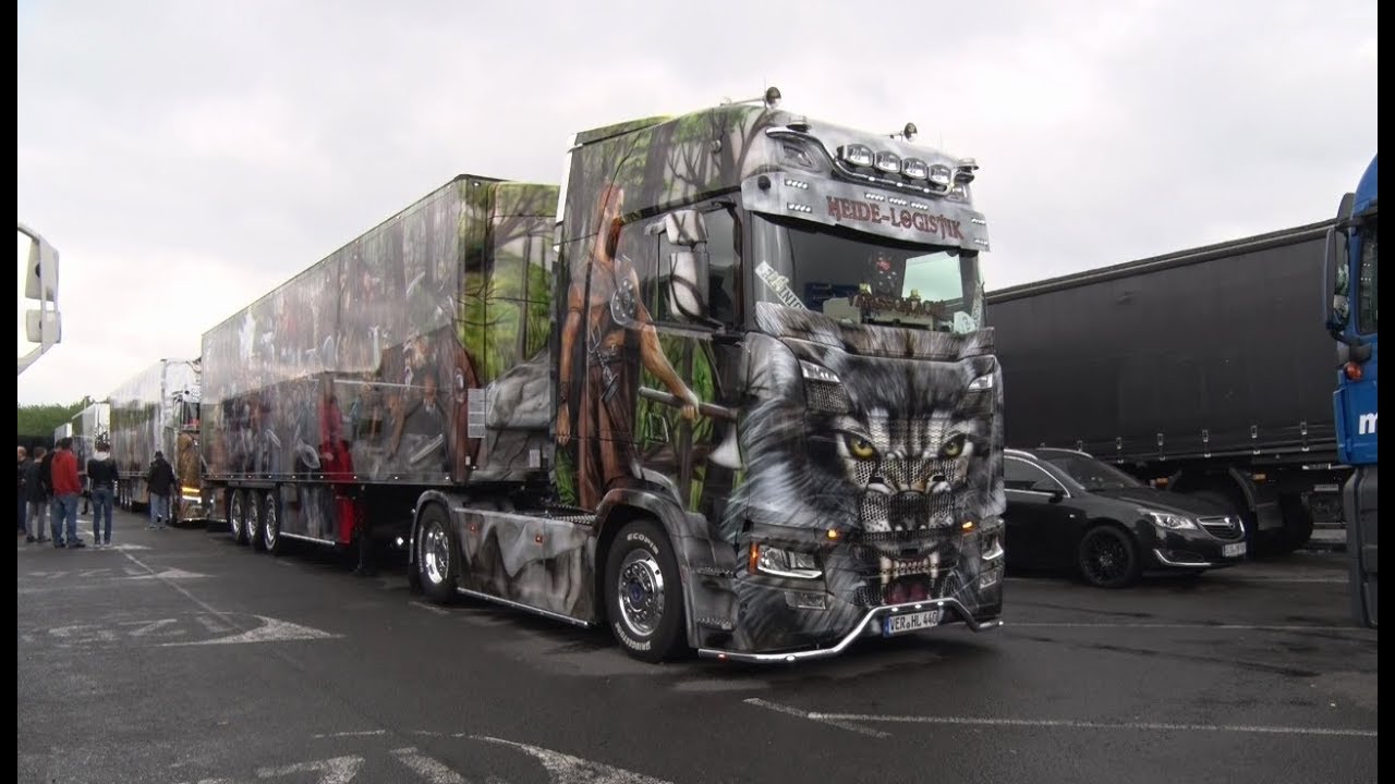 Truckshow am Lohfeldener Rüssel: Brummifahrer sammeln für krebskranke Kinder