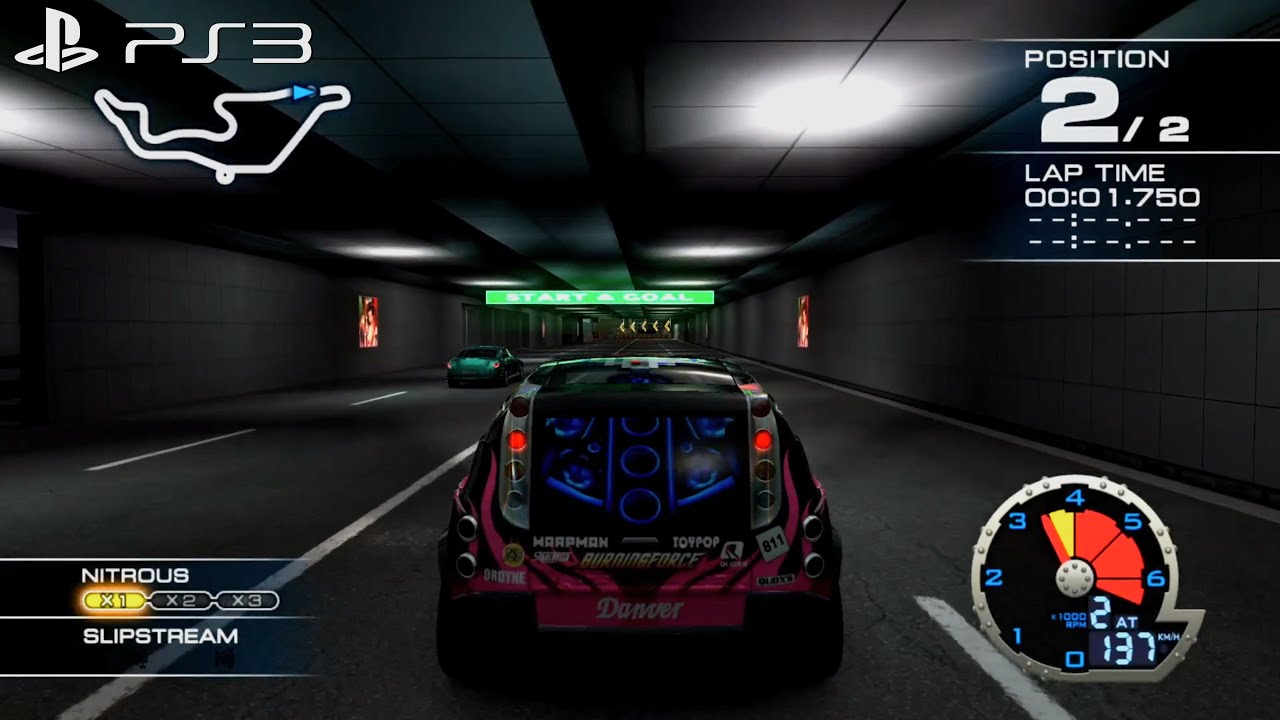 Ridge Racer 7 | G00 Duels & Use Bass Cruiser | Crossbay Tunnel [4K PS3]