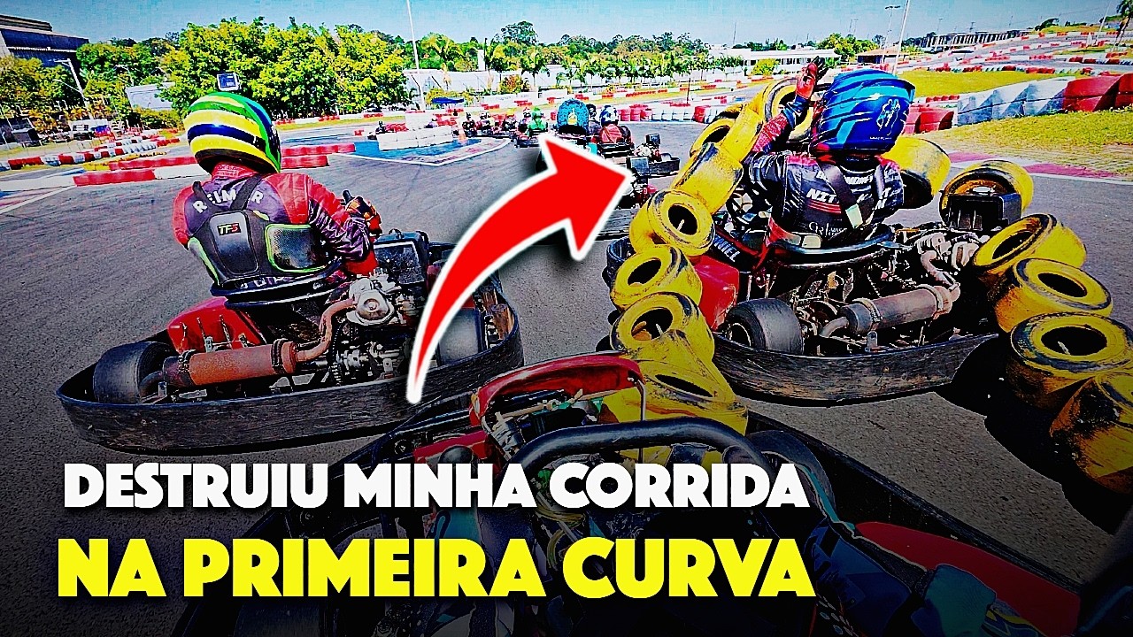 Como Superar uma Largada ruim no Kart e ainda fazer boa CORRIDA