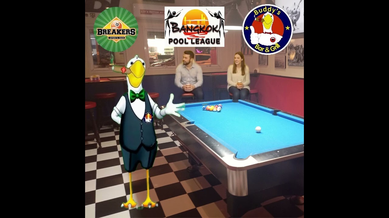 Bangkok Pool League. Ice Breakers v Buddy&rsquo;s Silom. Wed 1st April. Breakers Bar, Soi 13, @ 7:30 pm.