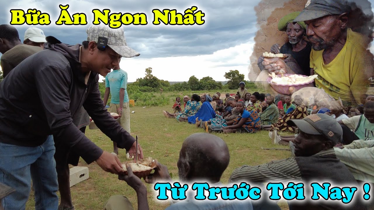 Bữa Ăn Ngon Nhất Cuộc Đời Của Người Dân Bản Kaqua ! Cảm Ơn Người Việt Nam Rất Nhiều !!!