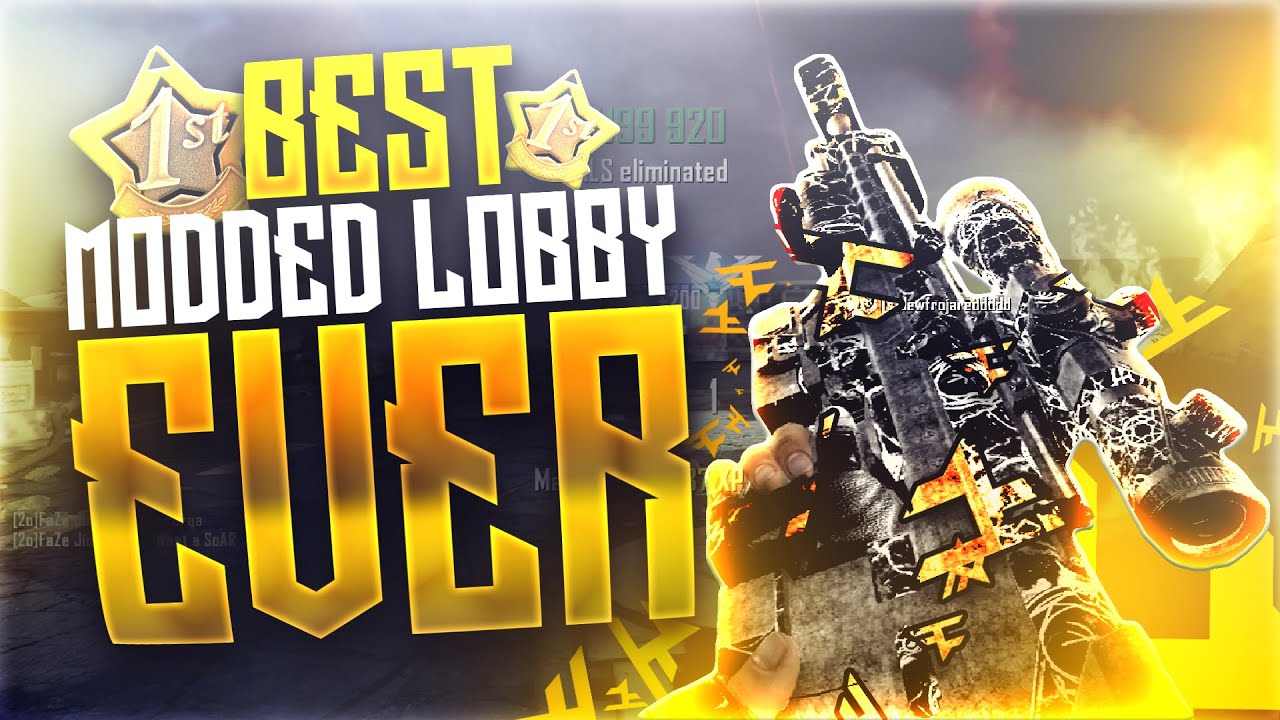 BEST MODDED LOBBY EVER! (INSANE BO2 TRICKSHOTS)